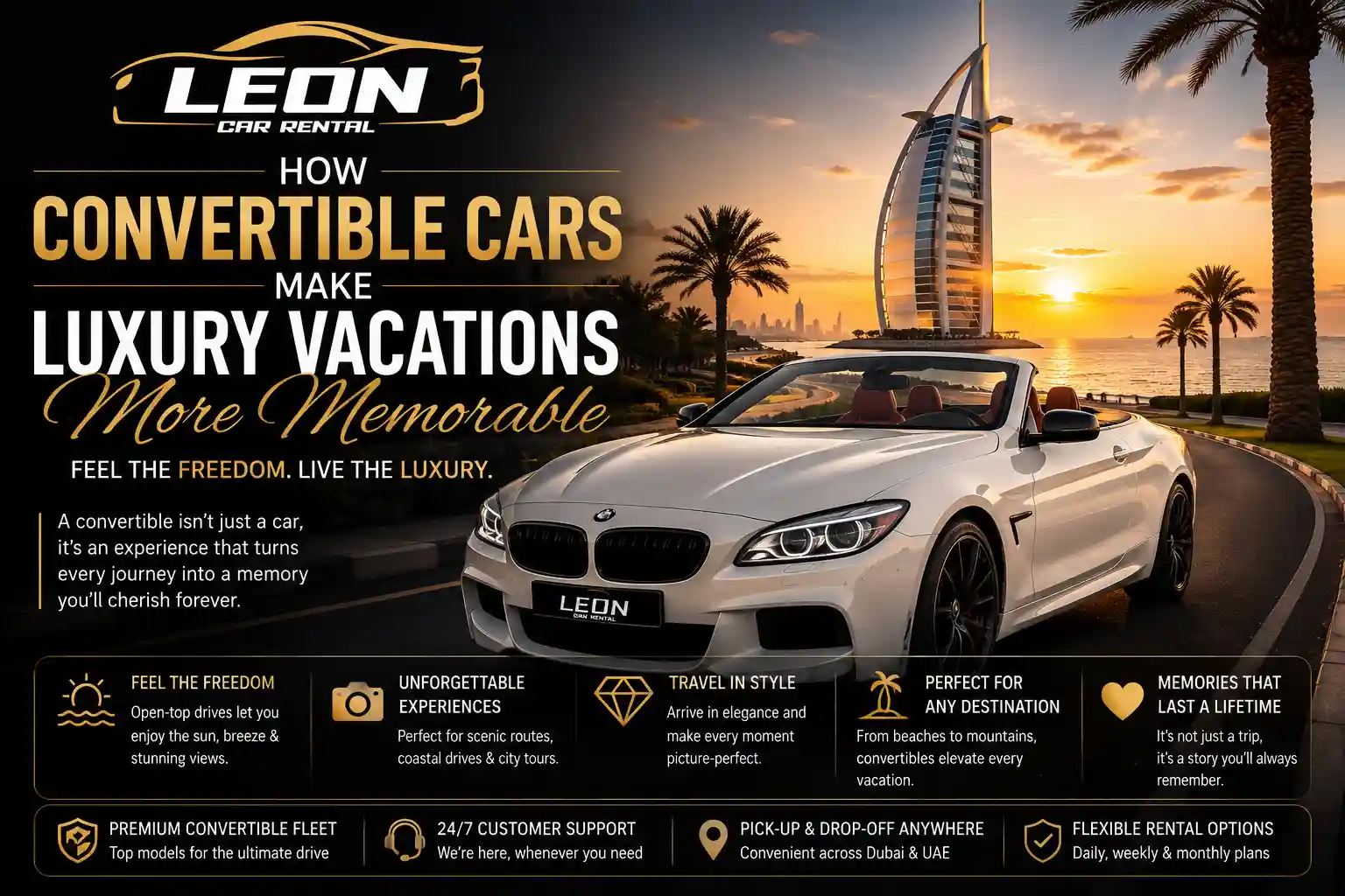 How Convertible Cars Make Luxury Vacations More Memorable